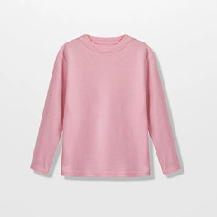 Kids' 100% Cotton Long Sleeve T-Shirt, 7 Colours