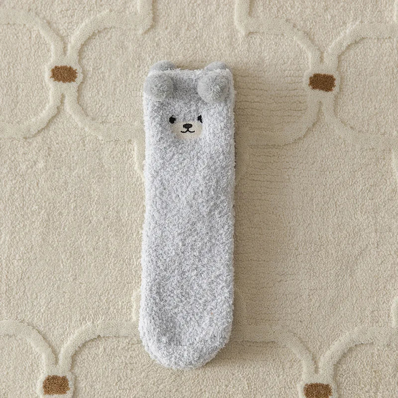 Women's Fluffy Teddy Bear Socks