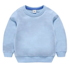 Kids' Cotton Crew Neck Sweatshirt, 10 Colours