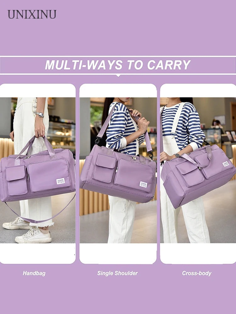 Weekender Holdall Bag with Shoe Compartment