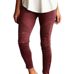 Chic Stripe Slim-Fit Trousers