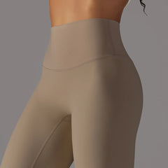 Women's High-Waisted Naked Feel Leggings – Seamless Yoga & Gym Workout Tights