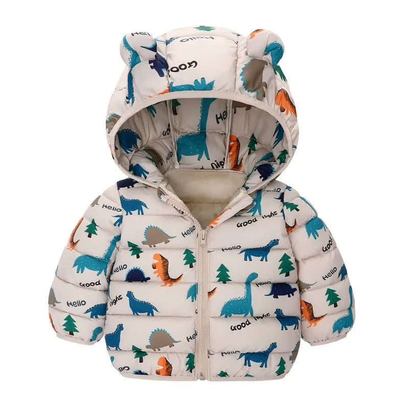 Kids' Lightweight Hooded Puffer Jacket