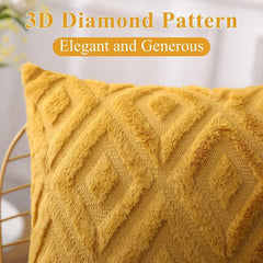 Velvet Diamond Cushion Cover, 45 x 45 cm