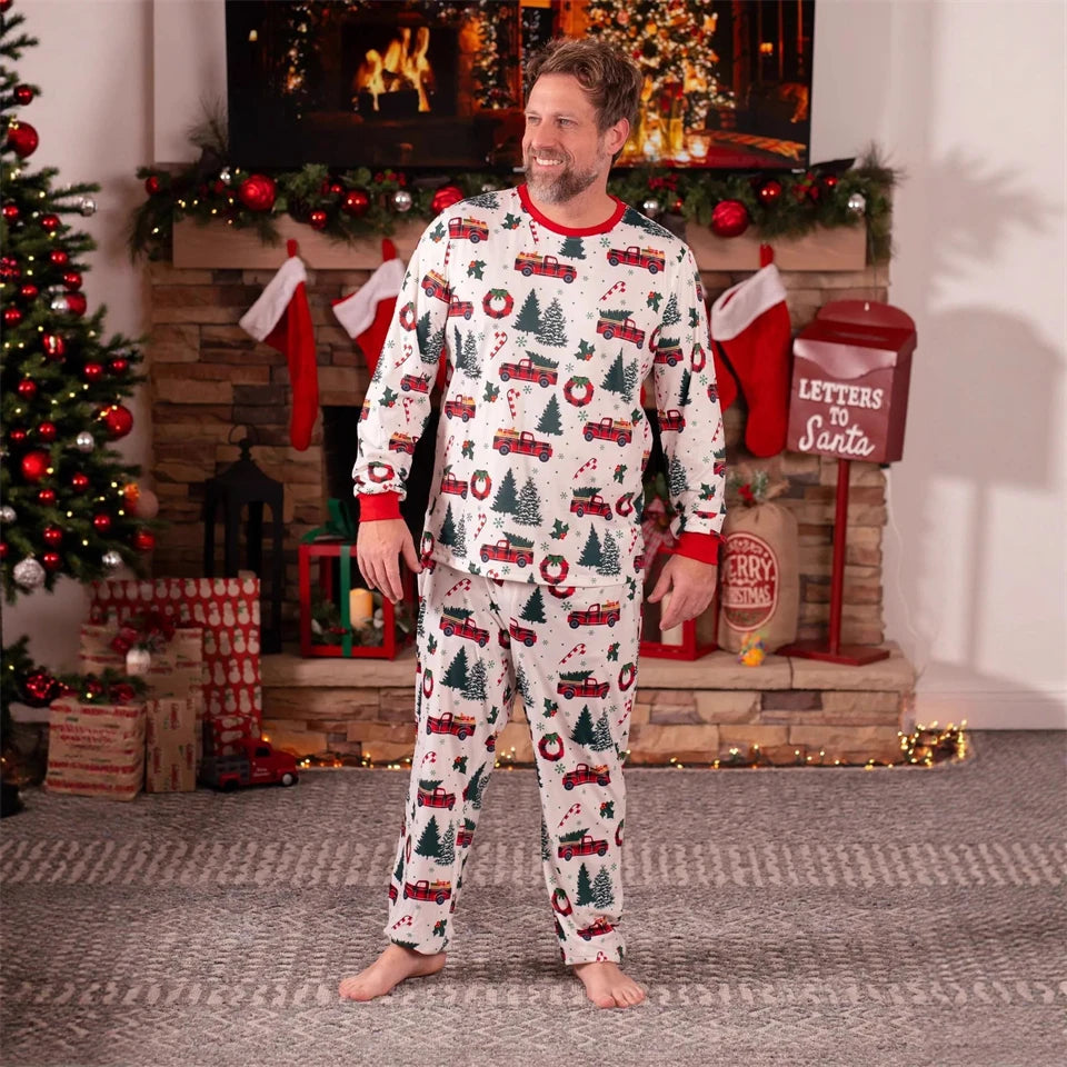 Festive Family Cotton Christmas Pyjama Set
