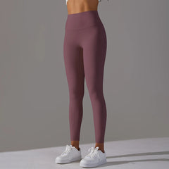 Women's High-Waisted Naked Feel Leggings – Seamless Yoga & Gym Workout Tights