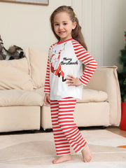 Cosy Family Christmas Pyjamas - Santa & Reindeer Design