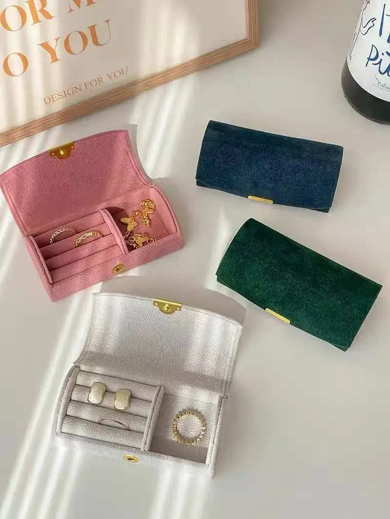 Mini Velvet Jewellery Case