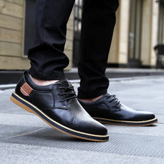 Italian Elegance Men's Leather Oxfords