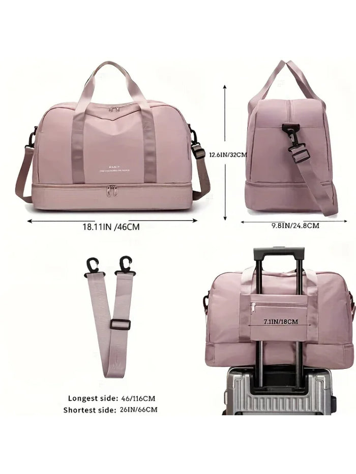 FlexiPack Expandable Travel Duffel, Women's Weekender & Gym Bag, image 2