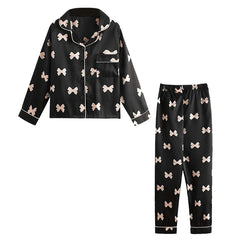 Girls' Satin Silk Pyjama Set – Long Sleeve Two-Piece Sleepwear