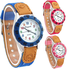 Kids' Colourful Number Quartz Watch