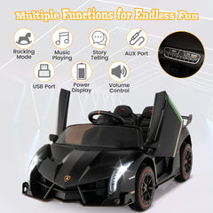 TurboTots 12V Electric Ride-On Car