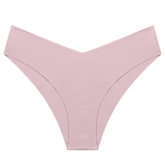 WarmSteps Seamless V-Cut Bikini Panties – Soft, Sexy & Invisible Comfort