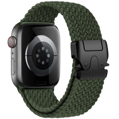 Braided Nylon Band for Apple Watch – Stretchy & Breathable