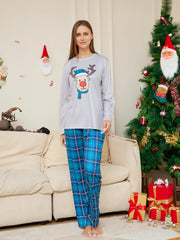 Festive Family Pyjama Set with Reindeer Print