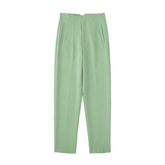 Women's High-Waist Pencil Trousers – Elegant Office & Formal Wear