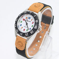 Kids' 24-Hour Quartz Canvas Watch