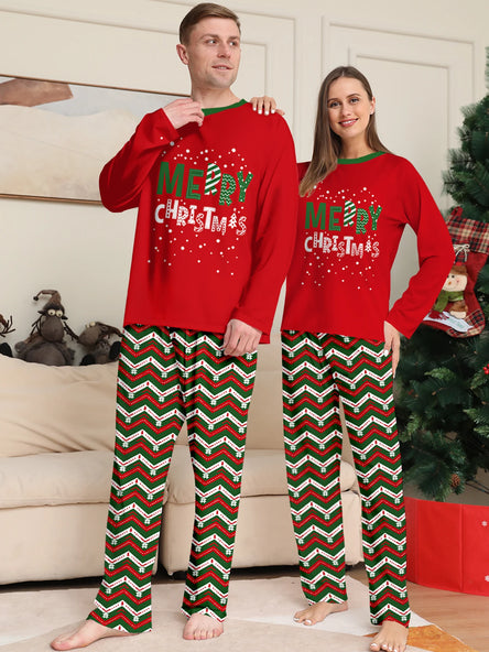 Festive Family Pyjama Set - Elk Patterned Plaid Comfort