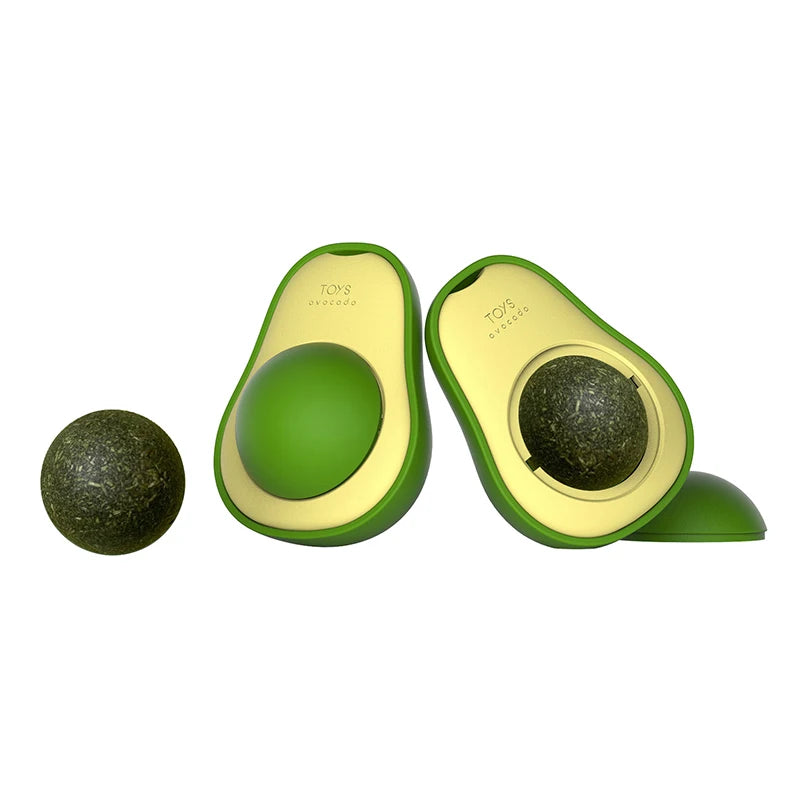 Avocado Catnip Ball Wall Toy