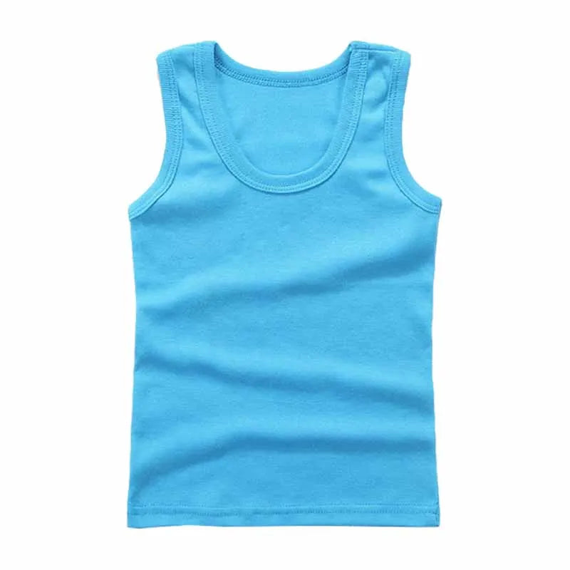 Kids' Cotton Vest Tops