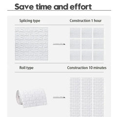 VintageBrick™ 3D Foam Wallpaper