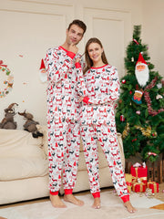 Festive Family Christmas Pyjama Set with Deer Print