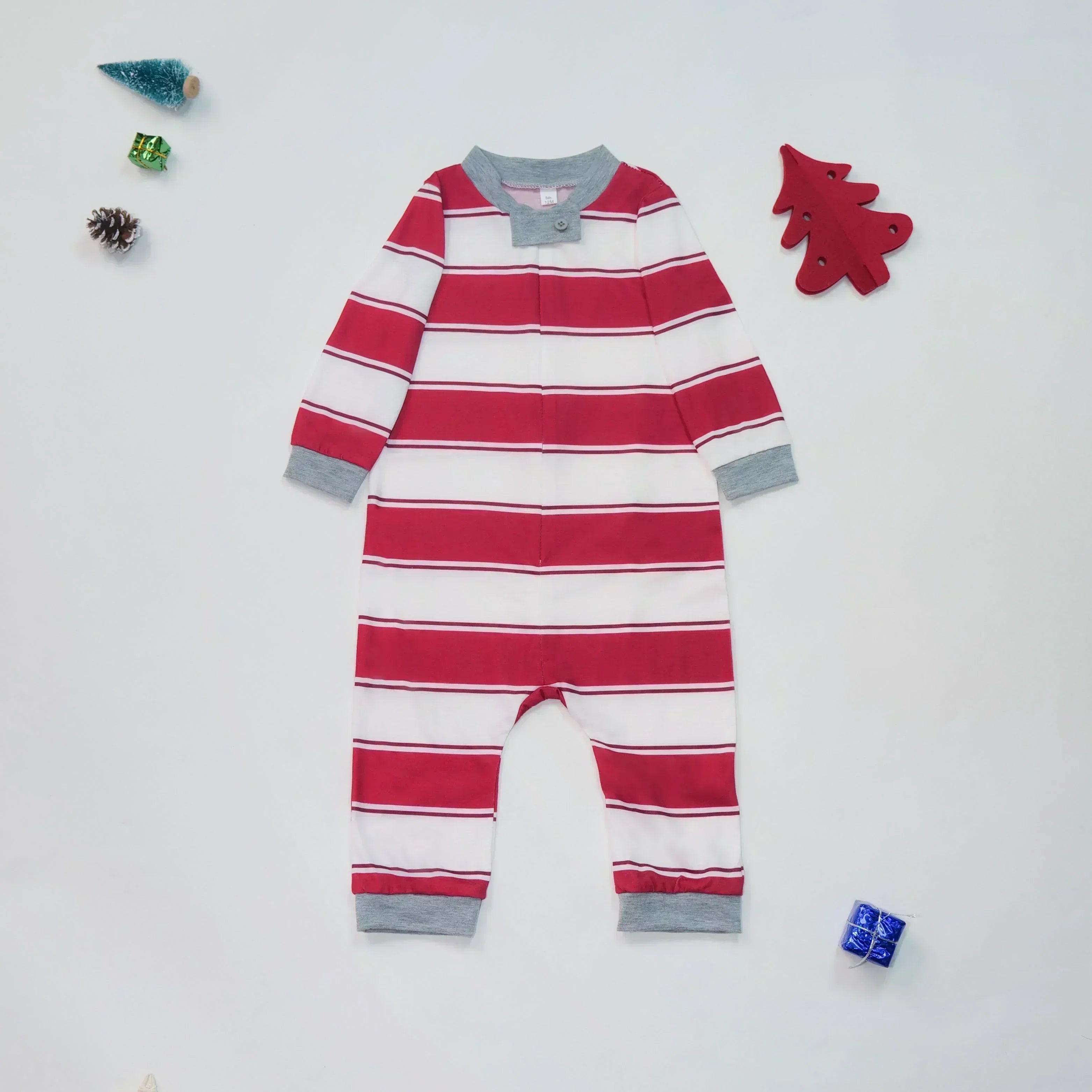 Striped Family Christmas Pyjamas Set - Festive and Cosy