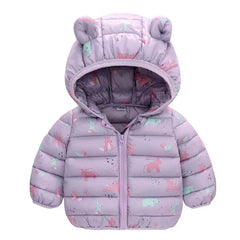 Kids' Lightweight Hooded Puffer Jacket