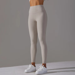 Women's High-Waisted Naked Feel Leggings – Seamless Yoga & Gym Workout Tights
