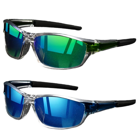 2-Pair Sports Polarised Sunglasses for Men