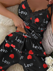 Soft Satin Leopard Print Pyjama Set