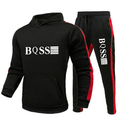 Men’s Casual Tracksuit – Hooded Sweatshirt & Jogger Set