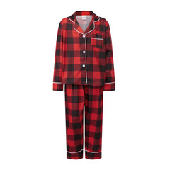 Plaid Family Christmas Pyjama Set - Cosy Festive Outfits