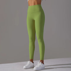 Women's High-Waisted Naked Feel Leggings – Seamless Yoga & Gym Workout Tights
