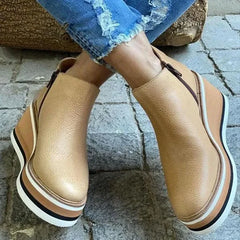 Elegant Step Women's Wedge Boots