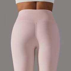 Women's High-Waisted Naked Feel Leggings – Seamless Yoga & Gym Workout Tights