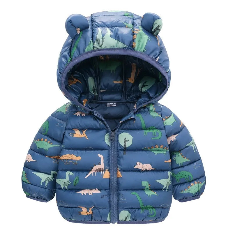 Kids' Lightweight Hooded Puffer Jacket