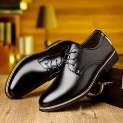 Elegant Leather Derby Shoes