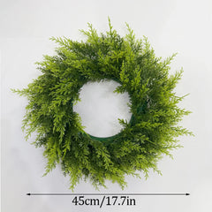 Artificial Pine Christmas Wreath, 45 cm