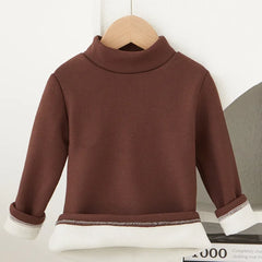 Kids' Fleece Lined Mock Neck Top