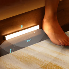 Wireless Motion Sensor LED Light – Rechargeable Night Light for Cabinets & Staircases
