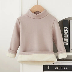 Kids' Fleece Lined Mock Neck Top