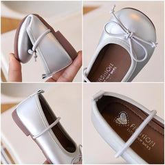 Girls' Metallic and Classic School Shoes