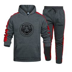 Men’s 2-Piece Tracksuit – Casual Hoodie & Joggers Set for Spring & Autumn