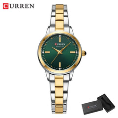 CURREN Women’s Simple Dial Bracelet Quartz Watch