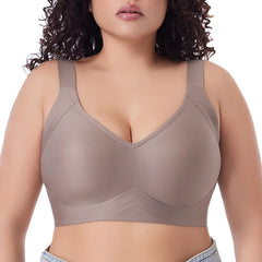FallSweet Push-Up Bra – Seamless Plus Size Wireless Bralette