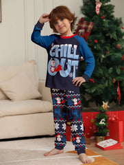 Festive Family Christmas Pyjamas Set with Snowman Print