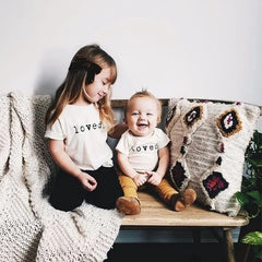 Flawless Love Print Kids' T-Shirt – Casual Summer Cotton Tee