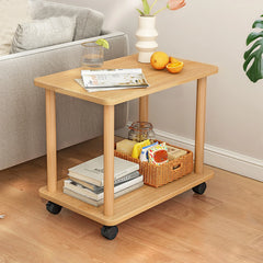 Modern Movable Sofa Side Table – 2-Tier Coffee & Tea Table